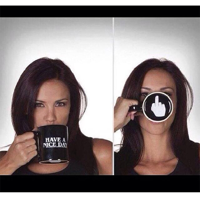 Have a Great Day Middle Finger - Coffee Mug