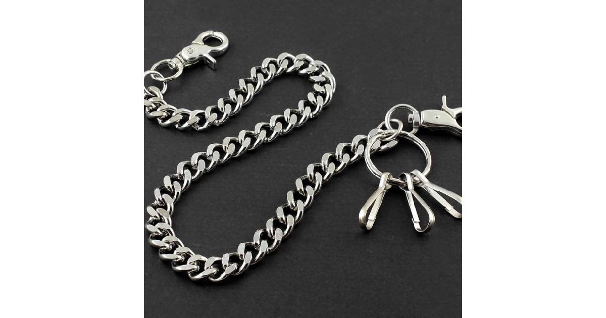 Stainless Steel 19 inch Thick Biker/Trucker Key-chain Wallet Chain 