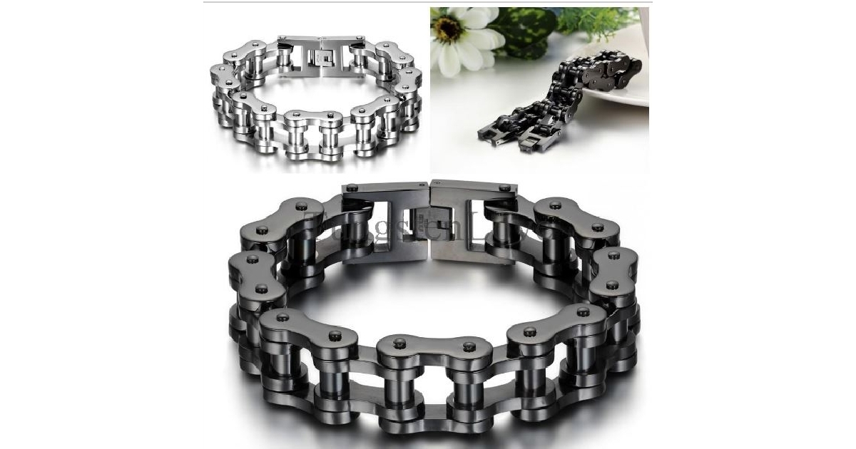 Heavy Duty &  Wide Stainless Steel Bracelet 