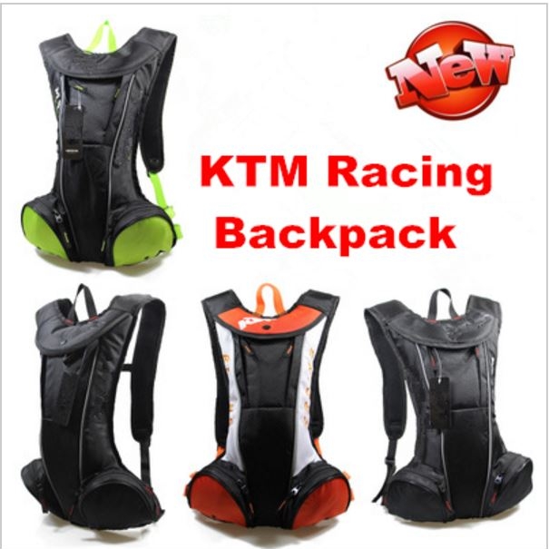 KTM Waterproof Moto Backpack & Water Bag