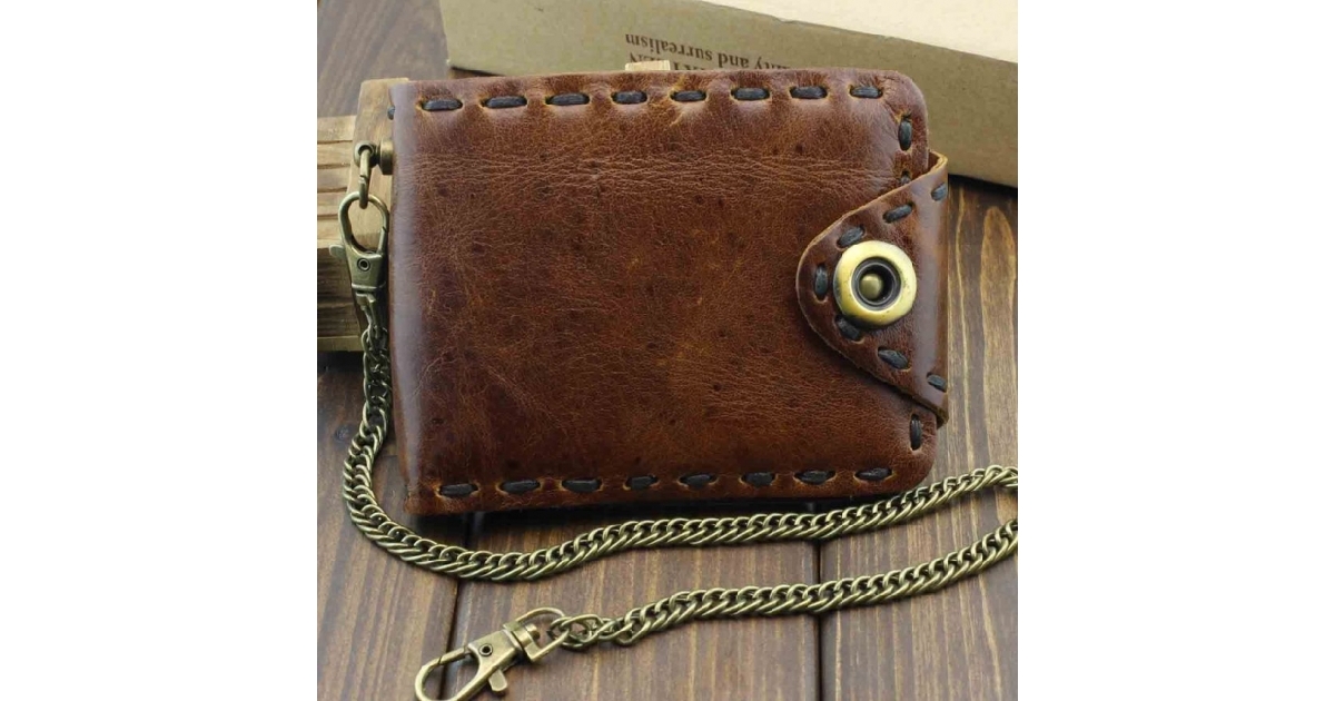 Vintage Biker Wallet 