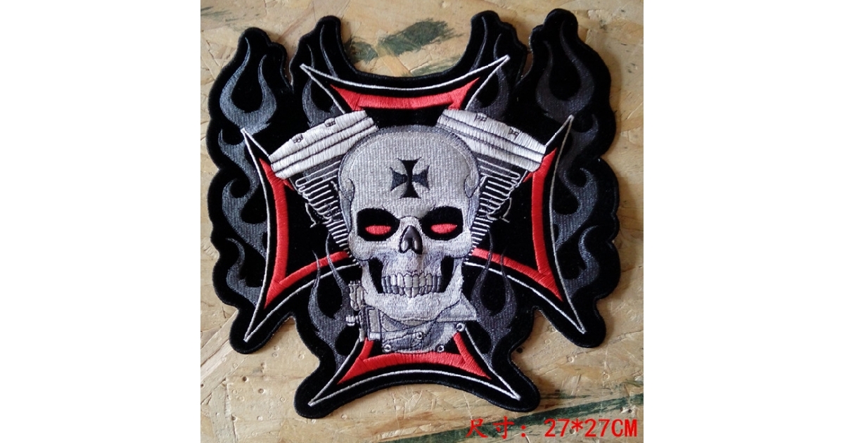 Motorhead Skull Patch -X-Large