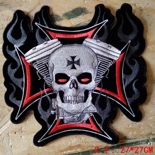 Motorhead Skull Patch -X-Large