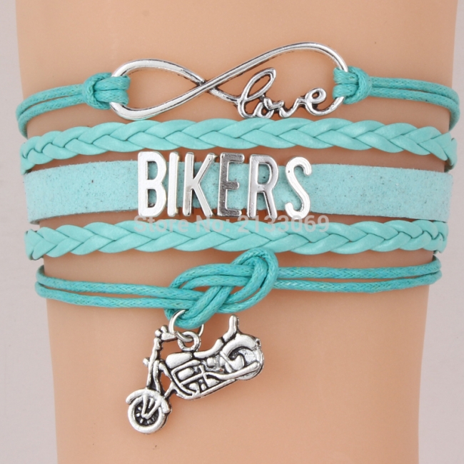 Ladies Biker Charm Bracelet 