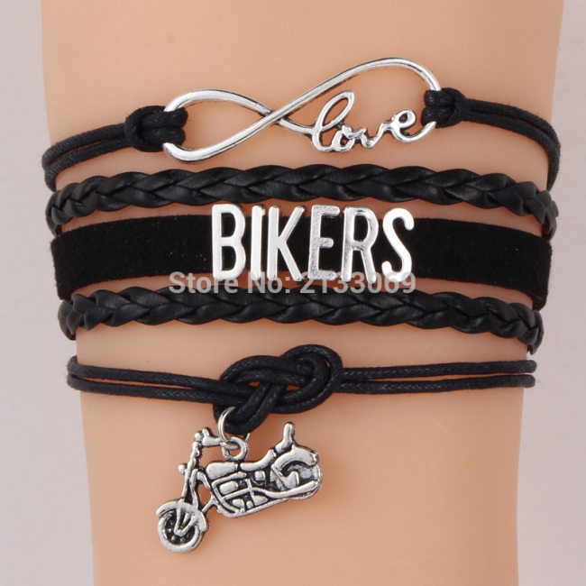 Ladies Biker Charm Bracelet 