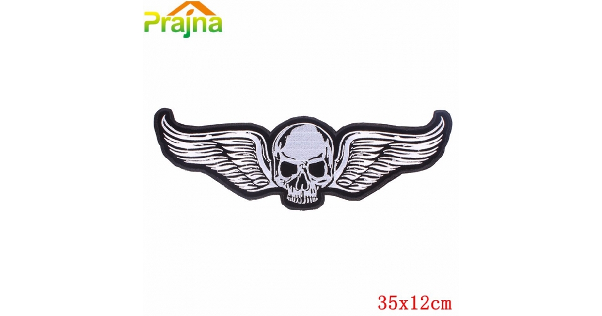 Winged Skull Patch