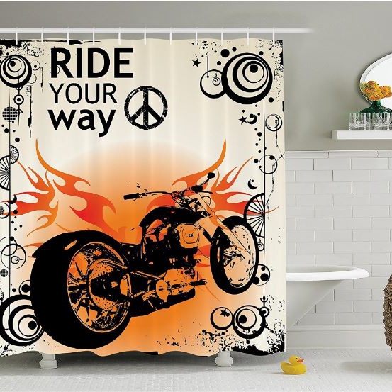 Ride Your Way Shower Curtain