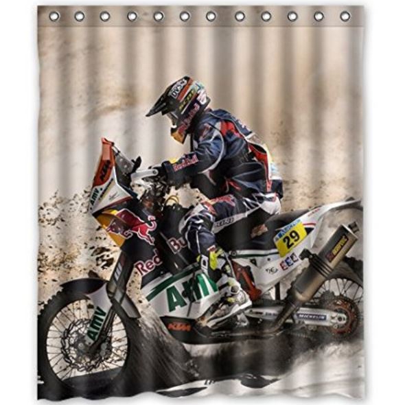 Motocross Shower Curtain