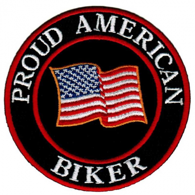 Proud American Biker Patch