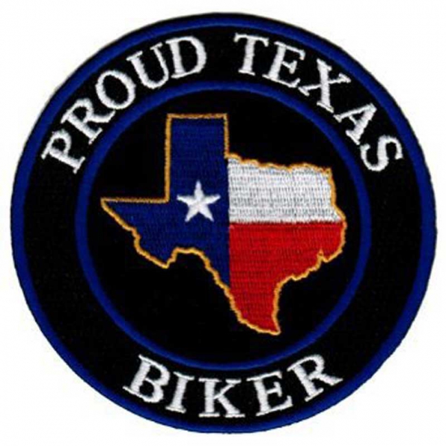 Proud Texas Biker Patch