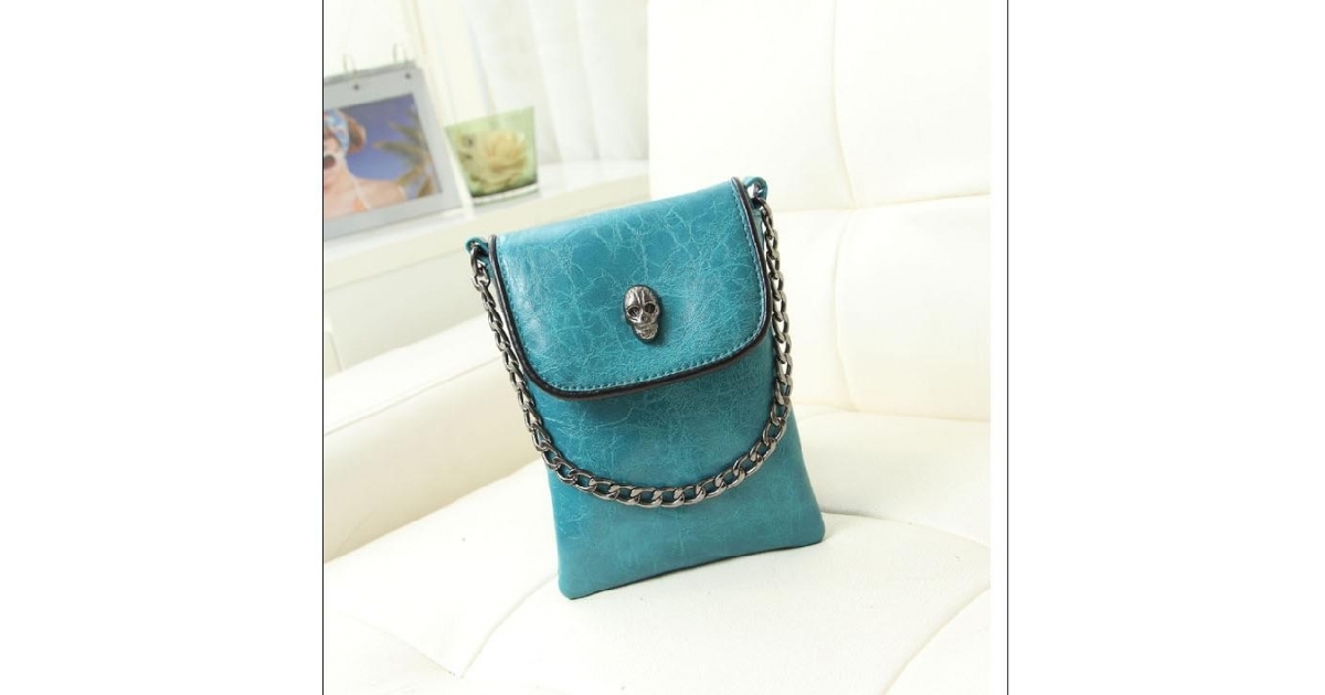 Ladies Mini Cross Body Skull Purses