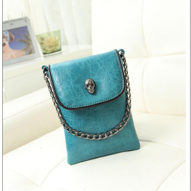 Ladies Mini Cross Body Skull Purses