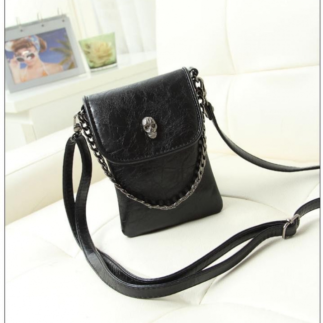 Ladies Mini Cross Body Skull Purses