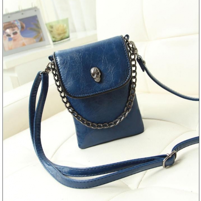 Ladies Mini Cross Body Skull Purses