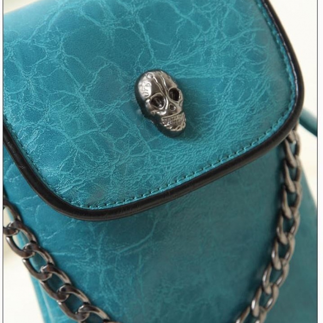 Ladies Mini Cross Body Skull Purses