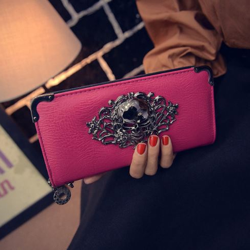 SGARR Ladies Skull Wallet / Clutch 