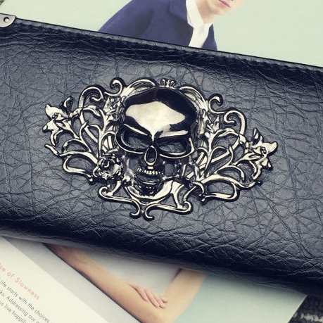 SGARR Ladies Skull Wallet / Clutch 