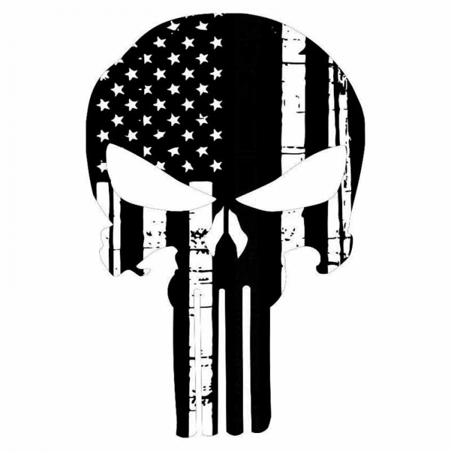 American Punisher Flag 