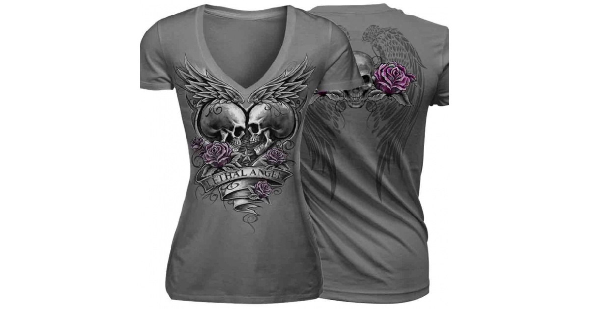 Lethal Angel V-Neck Summer Tee