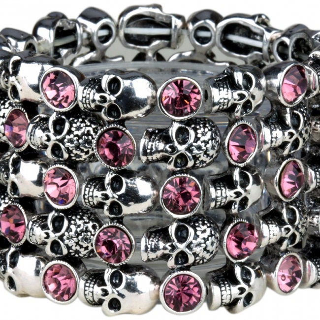 Ladies Skull Stretch Bracelets 