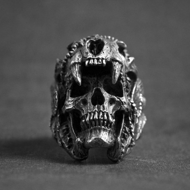 Indian Jaguar Warrior Ring