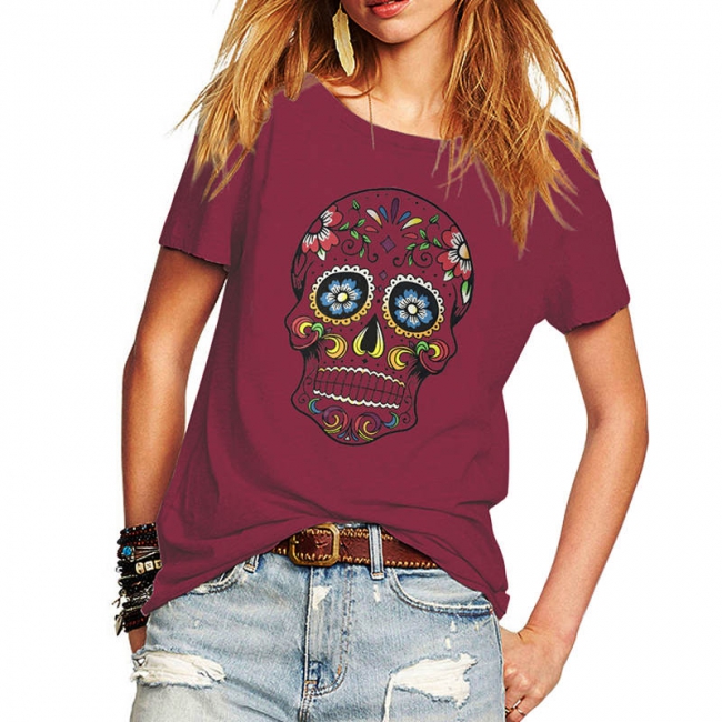 Sugar Skull Summer Tee