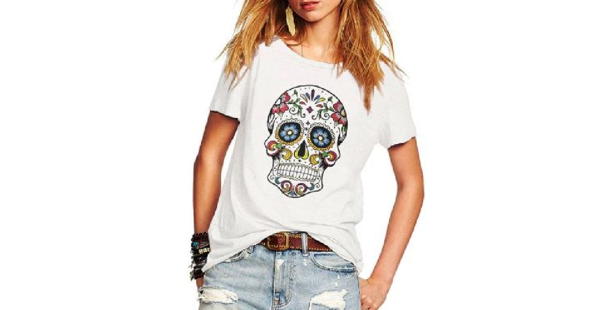 Sugar Skull Summer Tee