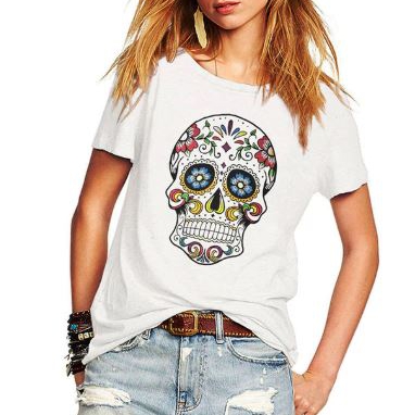 Sugar Skull Summer Tee