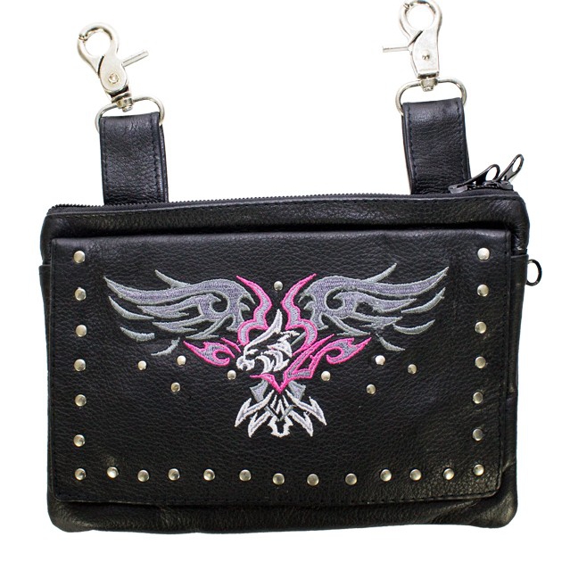 All Naked Cowhide Leather Eagle Belt Bags