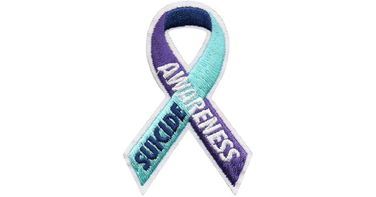 Suicide Awareness Ribbon Patch