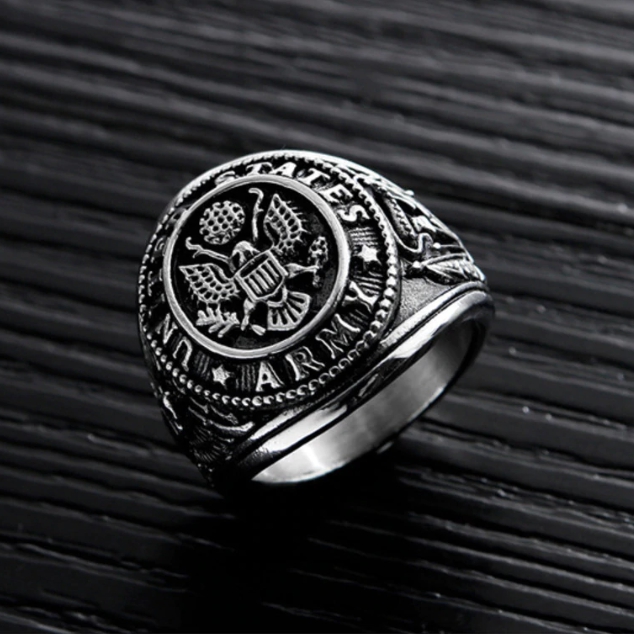 United States Army Military Stainless Steel Ring