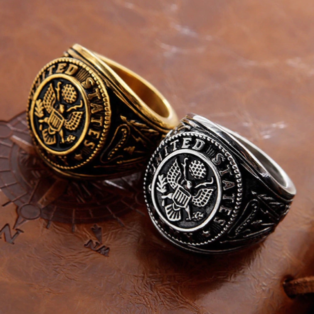 United States Army Military Stainless Steel Ring