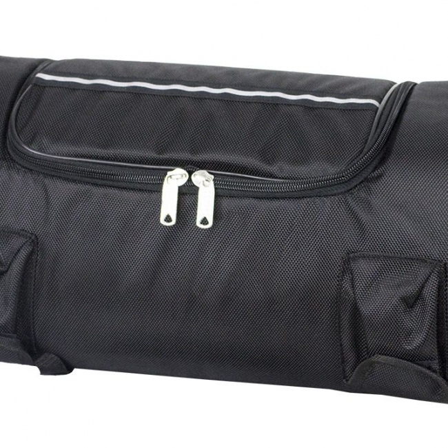 Black Triple Compartment Sissybar Bag