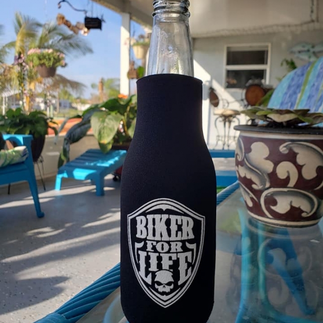 Biker Life Beer Bottle Koozies