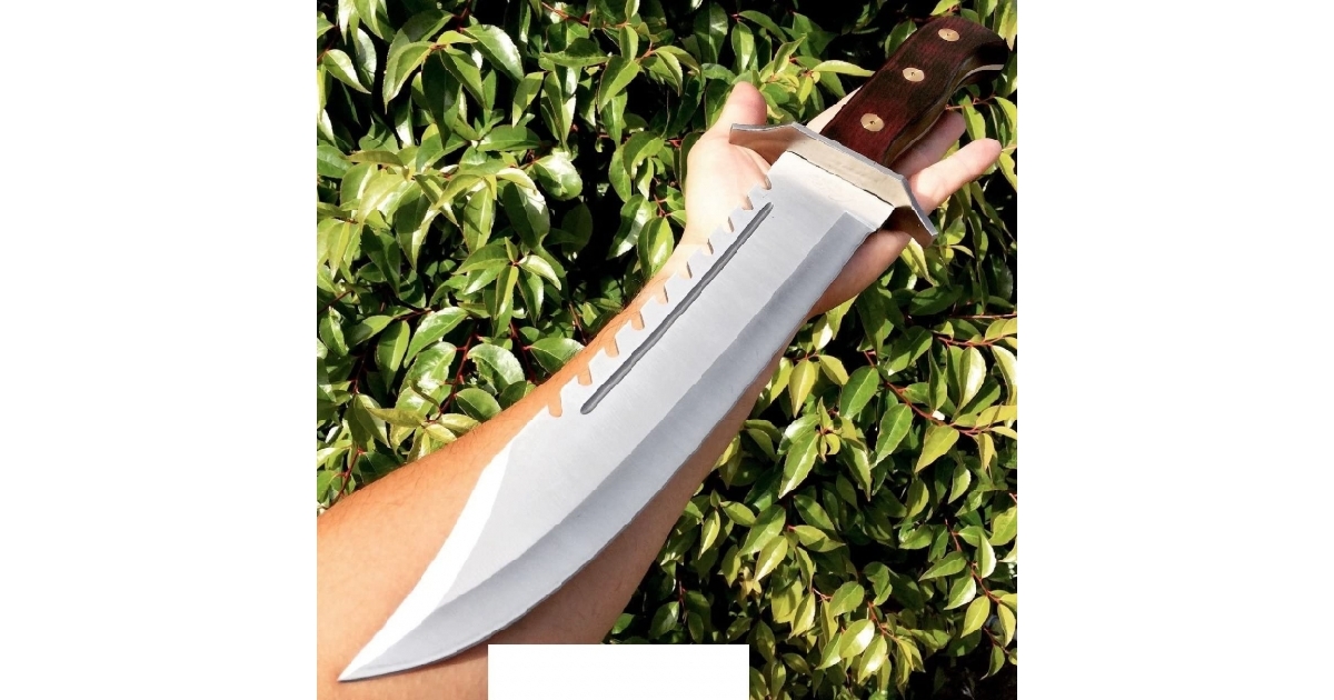 Monster Fixed Blade 16.5 inch RAMBO BOWIE TACTICAL SURVIVAL HUNTING KNIFE