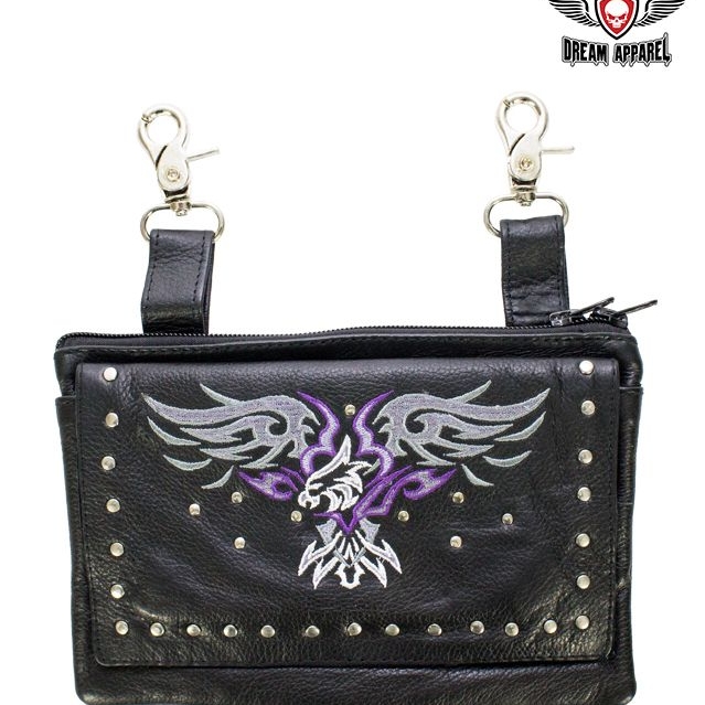 All Naked Cowhide Leather Eagle Belt Bags