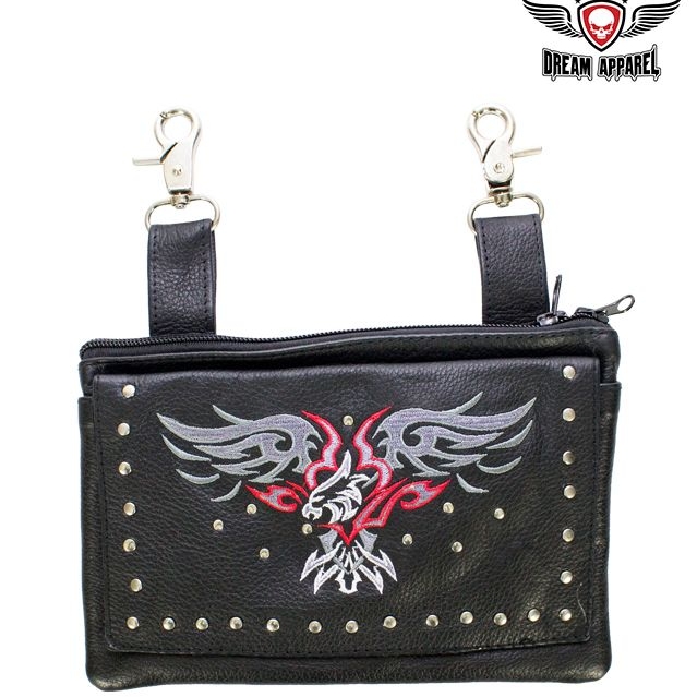 All Naked Cowhide Leather Eagle Belt Bags