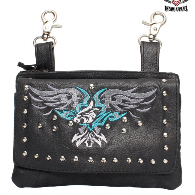 All Naked Cowhide Leather Eagle Belt Bags