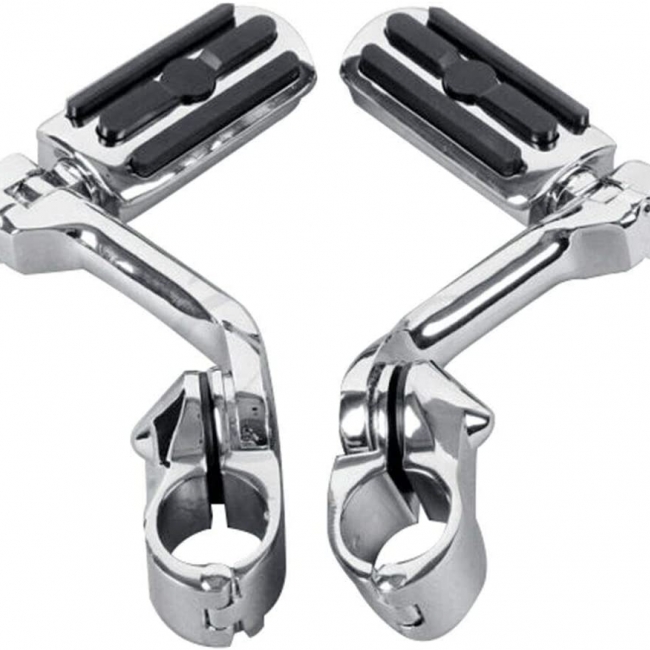 Long Angled 1 1/4 inch Highway Pegs 1.25 inch Engine Guard For Harley