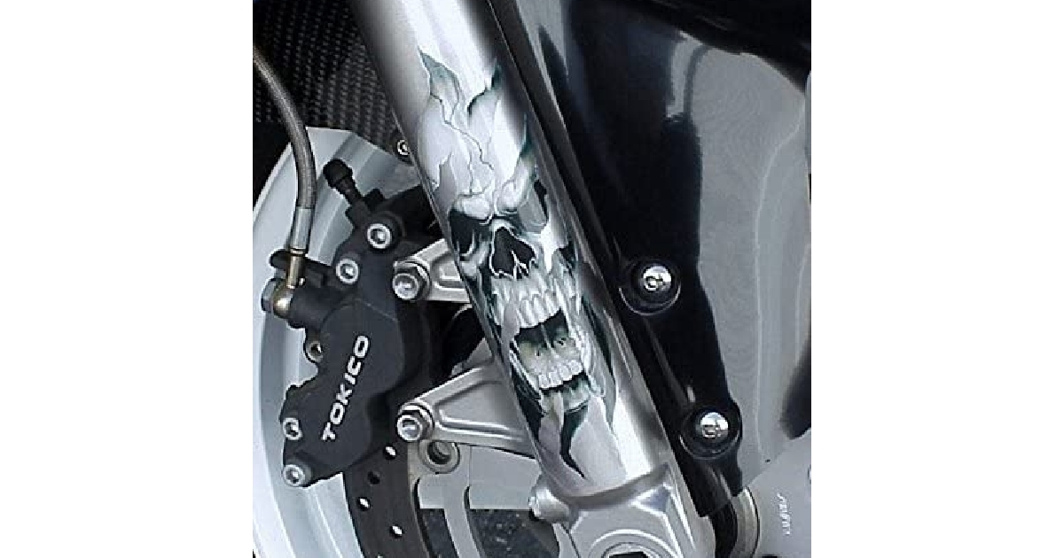 Fork Skull Sticker Decals