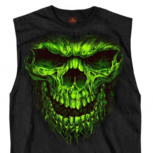 Shredder Skull Shooter Sleevless Shirt
