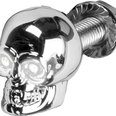 LED Lighted Skull Licenses Plate Bolts