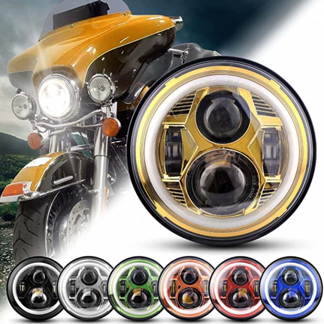  7 Inch Designer Series LED Halo Head Lamps