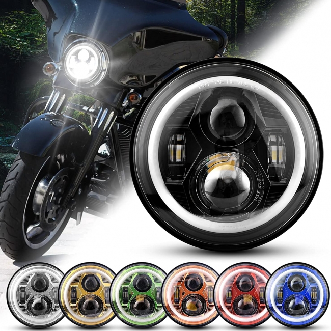  7 Inch Designer Series LED Halo Head Lamps