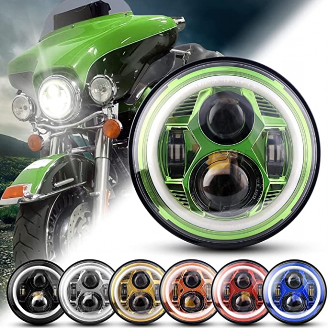  7 Inch Designer Series LED Halo Head Lamps