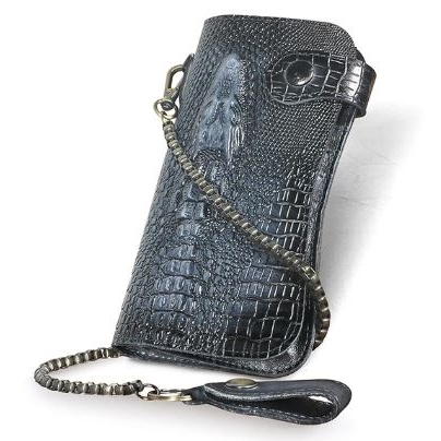 Men's Genuine Leather Croc Wallets