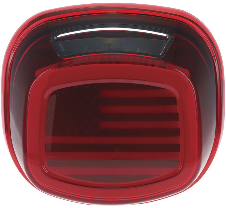 Kuryakyn Tracer US Flag LED Taillight For Harley 1999-2024