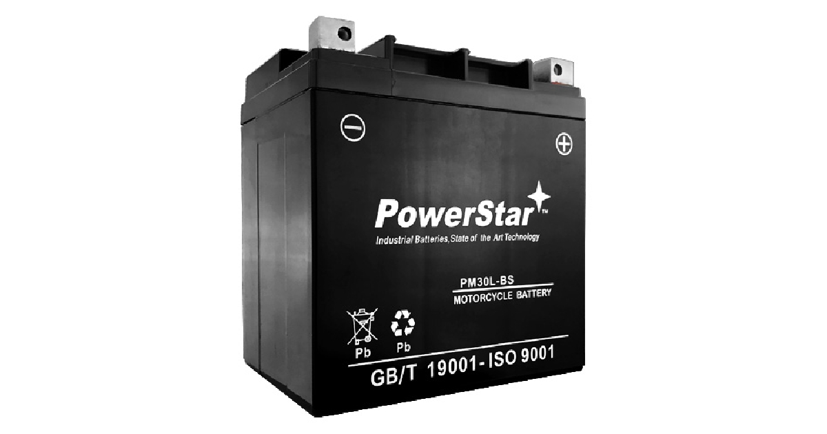 30L-BS PowerStar SLA AGM Battery