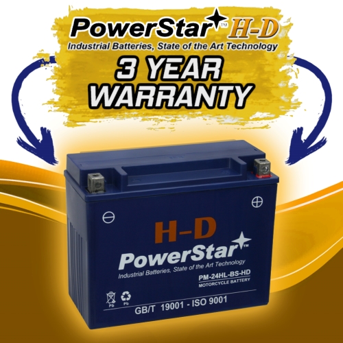 24HL-BS PowerStar HD SLA AGM Battery