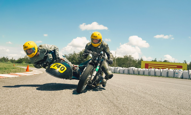 A sidecar road trip to Canada, and a race 30 years in the making